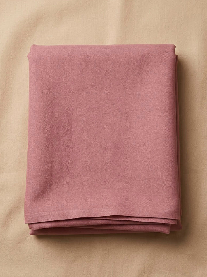 Peach Organza Embroidered Unstitched Dress Material