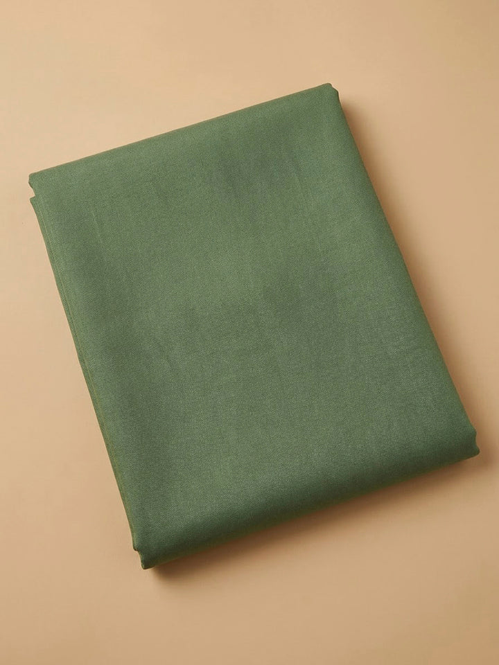 Pista Green Organza Embroidered Unstitched Dress Material