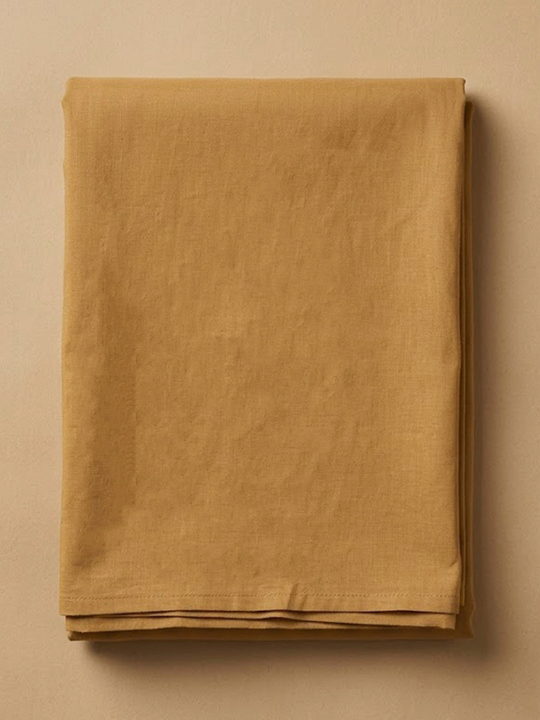 Mustard Organza Embroidered Unstitched Dress Material