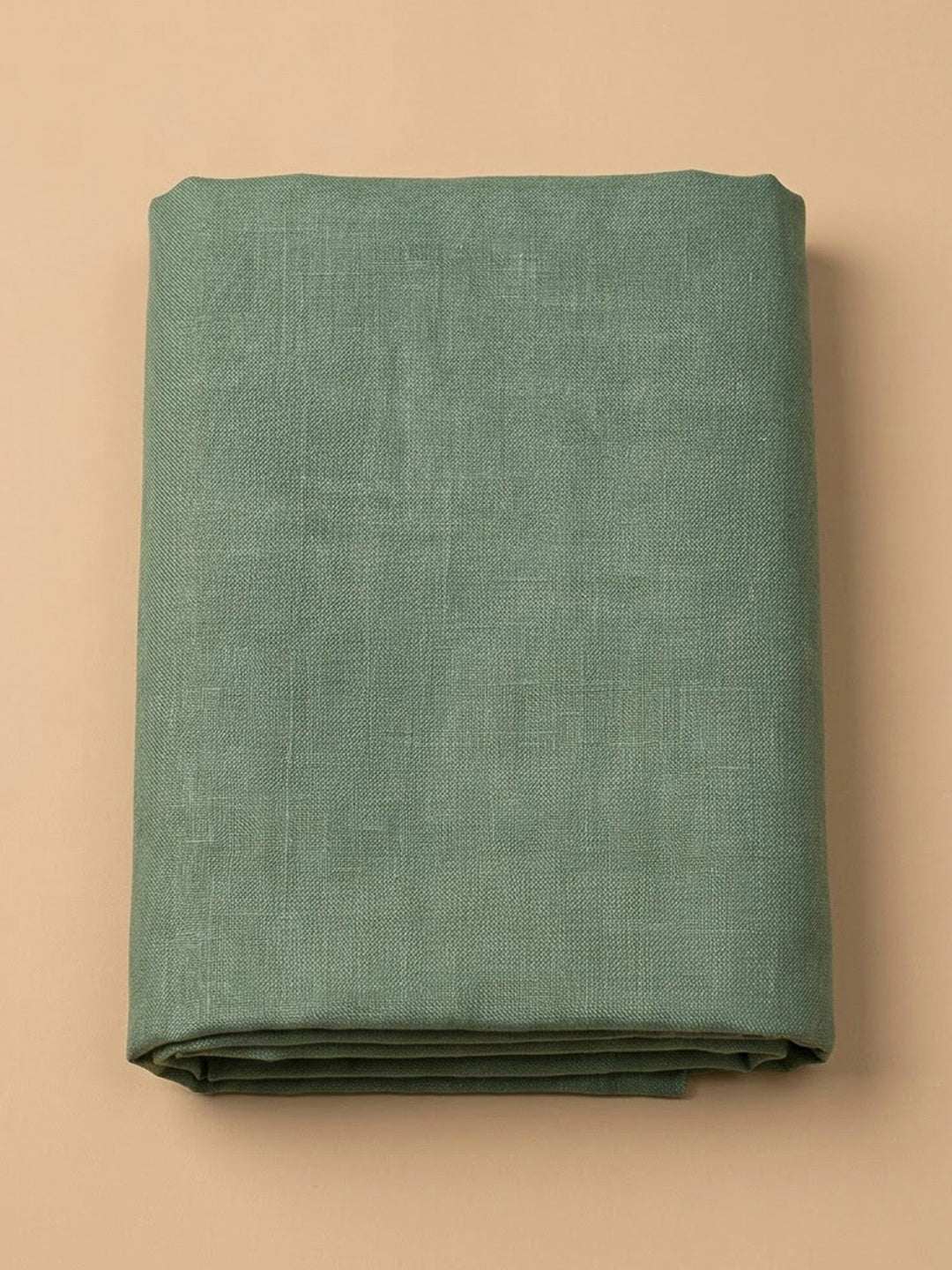 Aqua Green Chanderi Embroidered Unstitched Dress Material