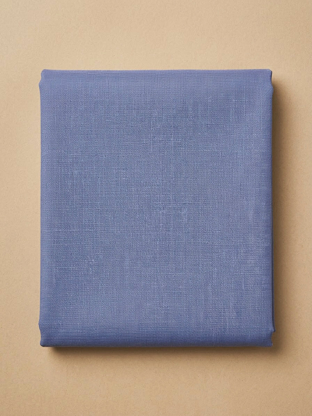 Blue Tussar Embroidered Unstitched Dress Material