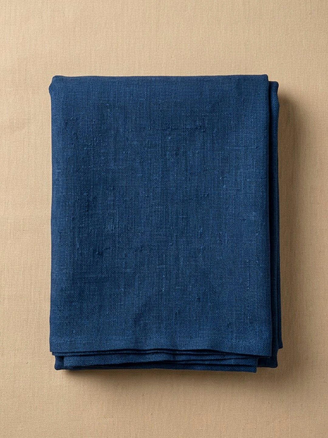 Blue Tussar Embroidered Unstitched Dress Material