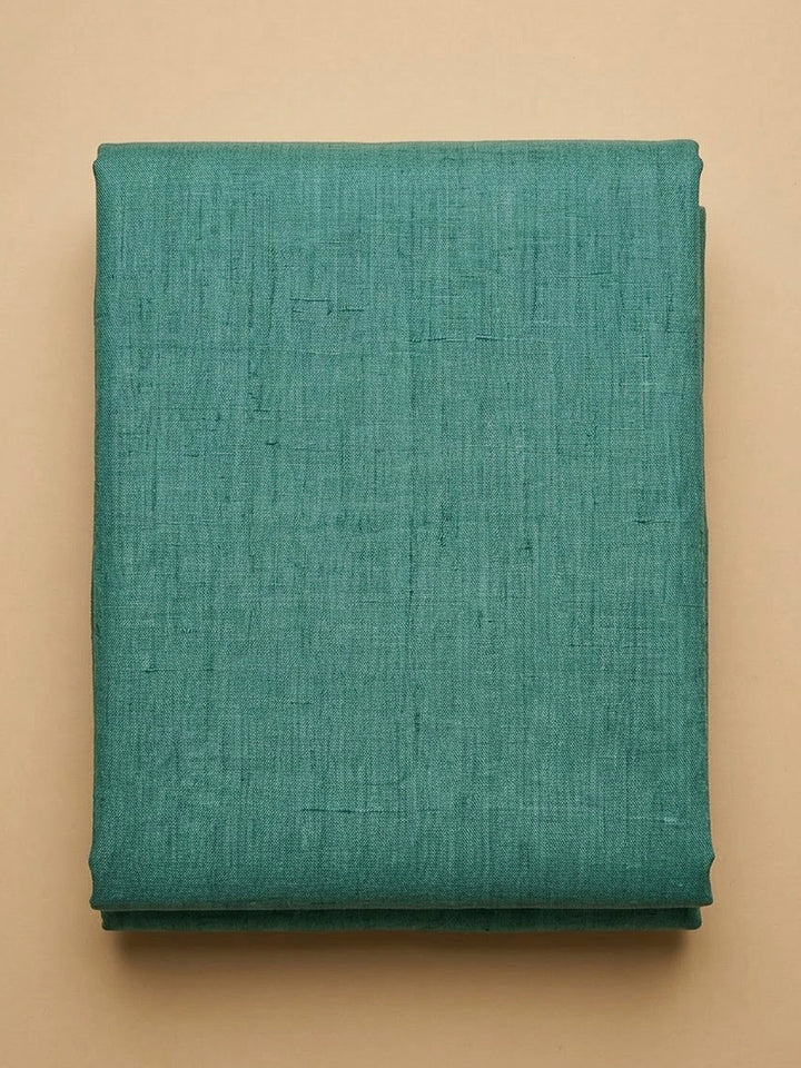 Aqua Green Art Silk Printed Unstitched Dress Material