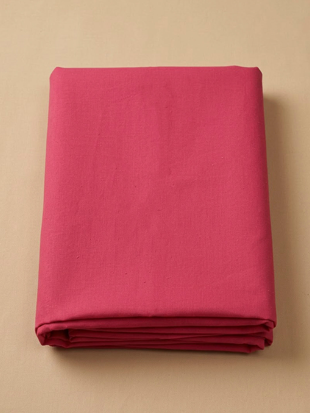 Hot Pink Chanderi Embroidered Unstitched Dress Material