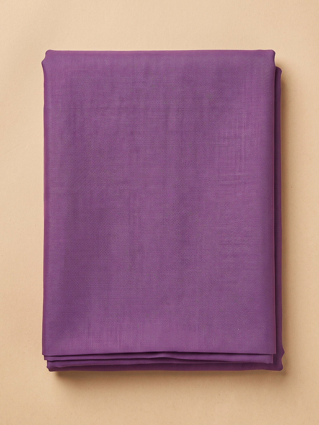Purple Chanderi Embroidered Unstitched Dress Material