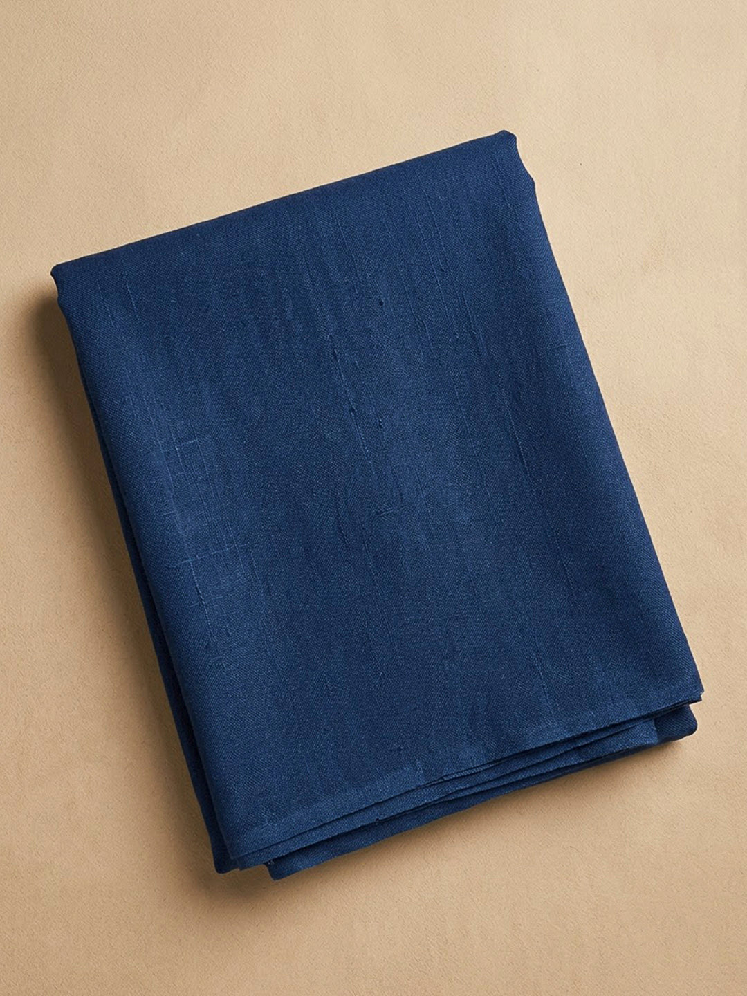Blue Chanderi Printed Unstitched Dress Material