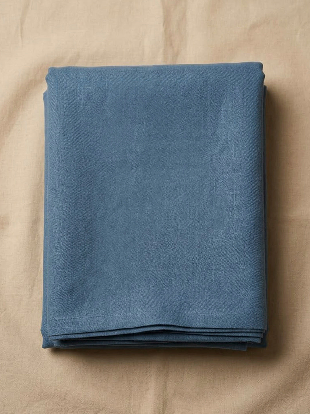 Blue Tussar Embroidered Unstitched Dress Material