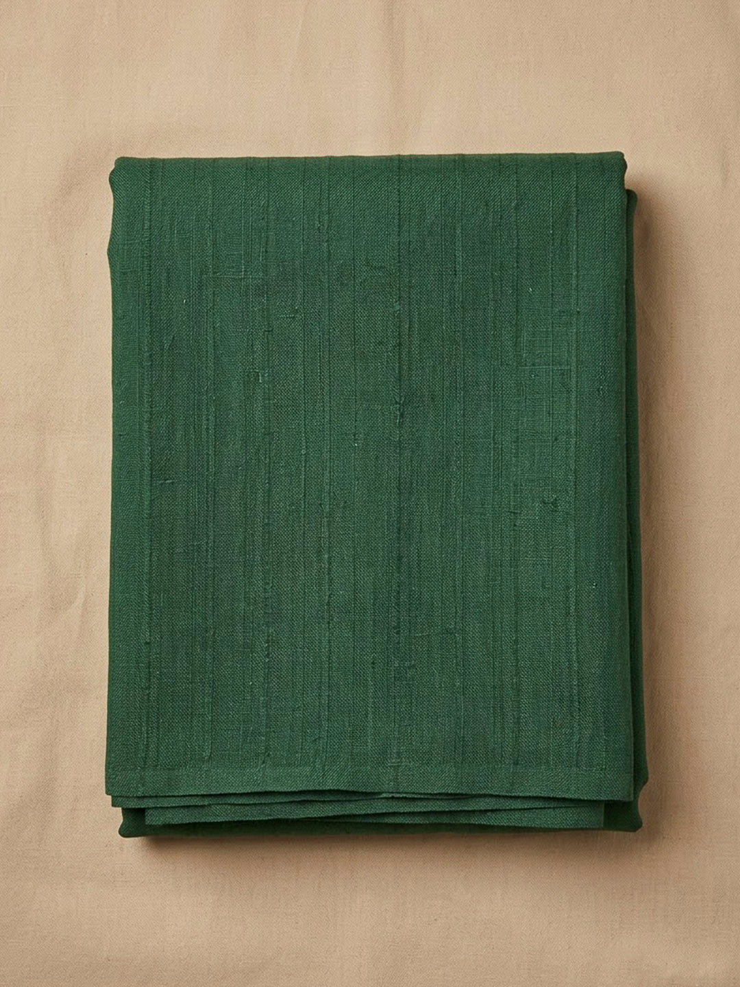 Green Chanderi Embroidered Unstitched Dress Material
