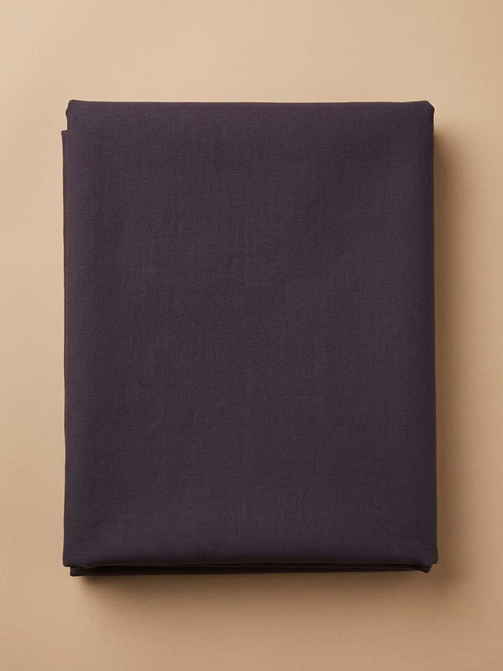 Purple Chanderi Embroidered Unstitched Dress Material