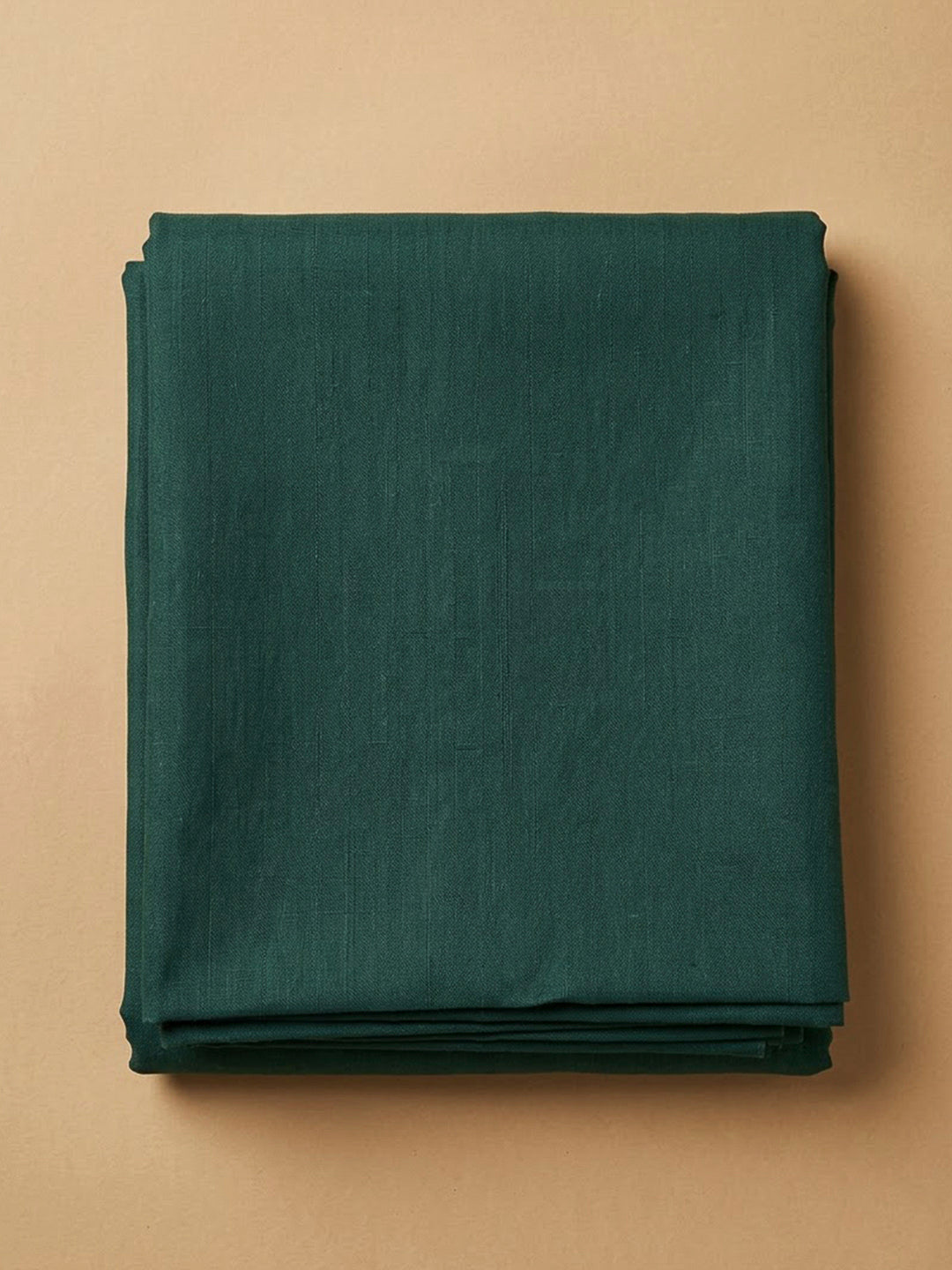 Green Tussar Printed Unstitched Dress Material