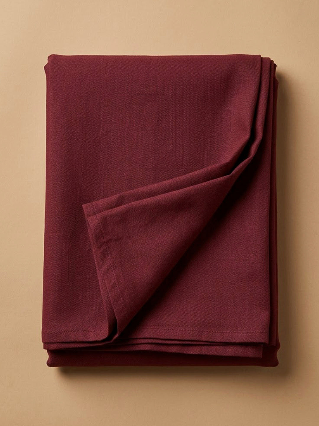 Maroon Tussar Printed Unstitched Dress Material