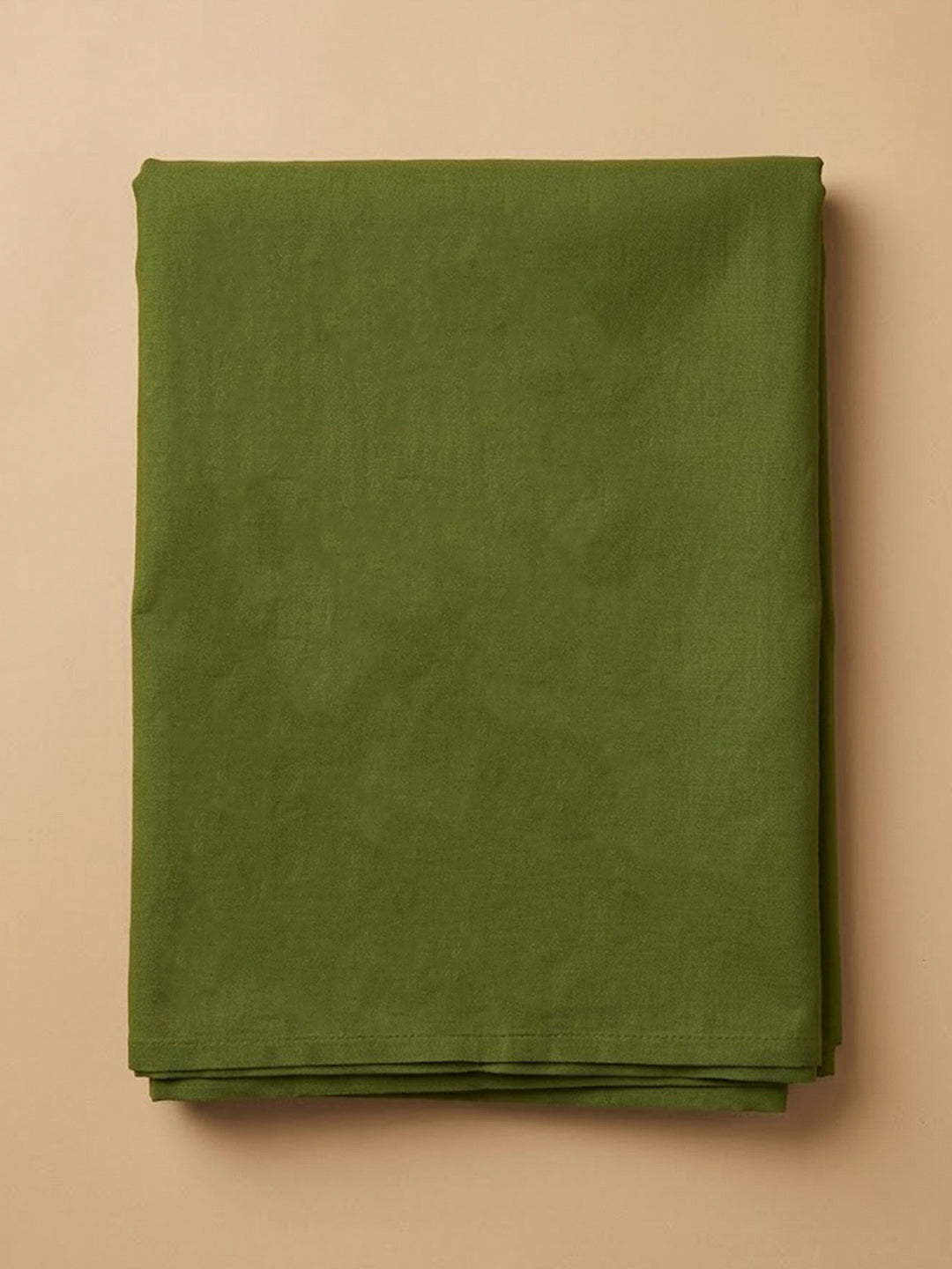 Green Chanderi Embroidered Unstitched Dress Material