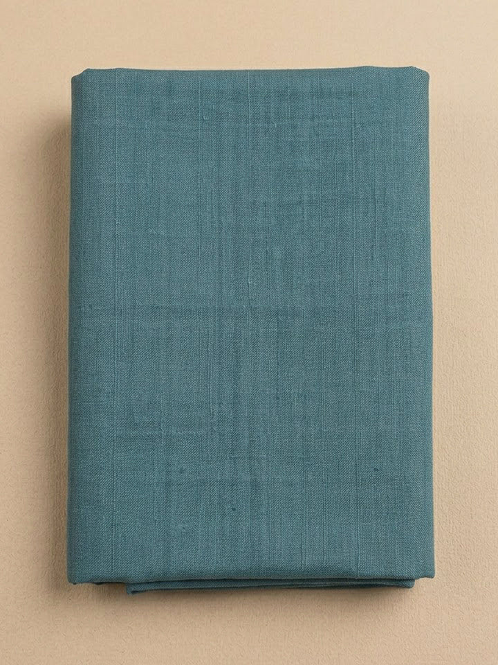 Blue Tissue Printed Unstitched Dress Material