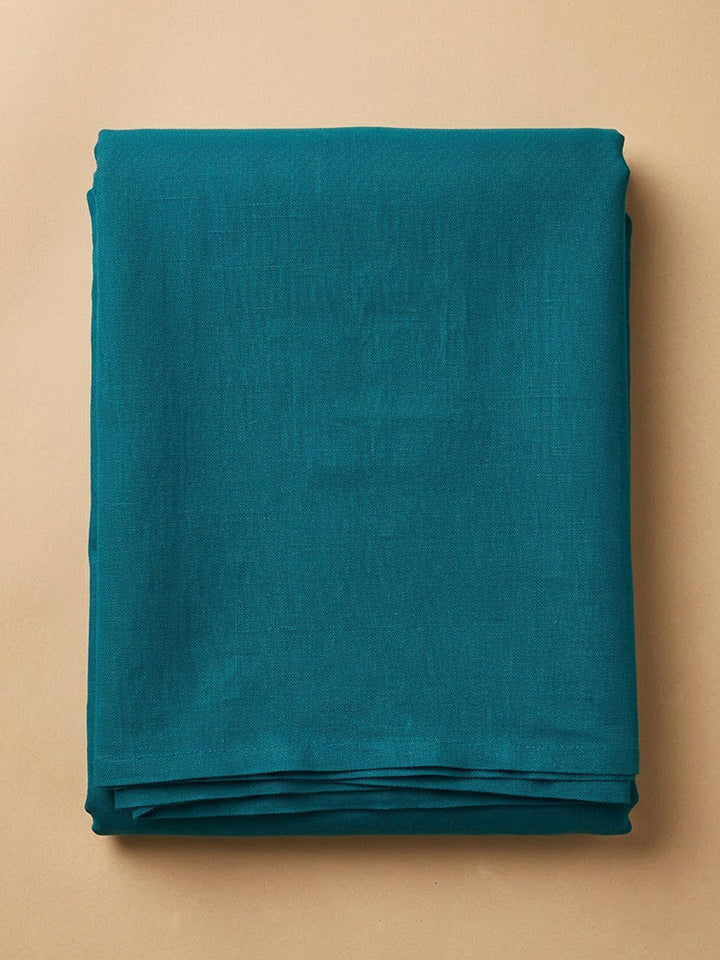 Rama Green Tussar Embroidered Unstitched Dress Material