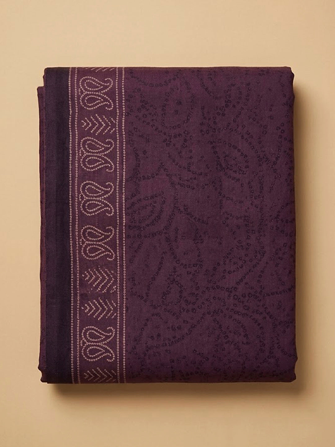 PurpleArt Silk Printed Unstitched Dress Material