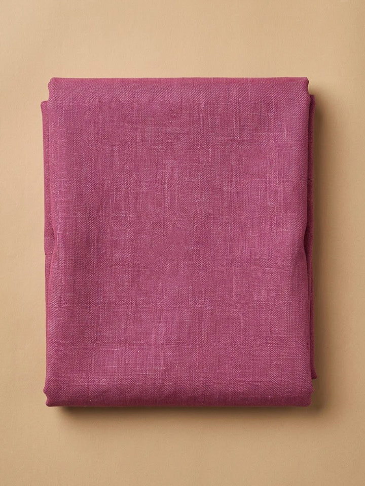 Onion Pink Tussar Printed Unstitched Dress Material