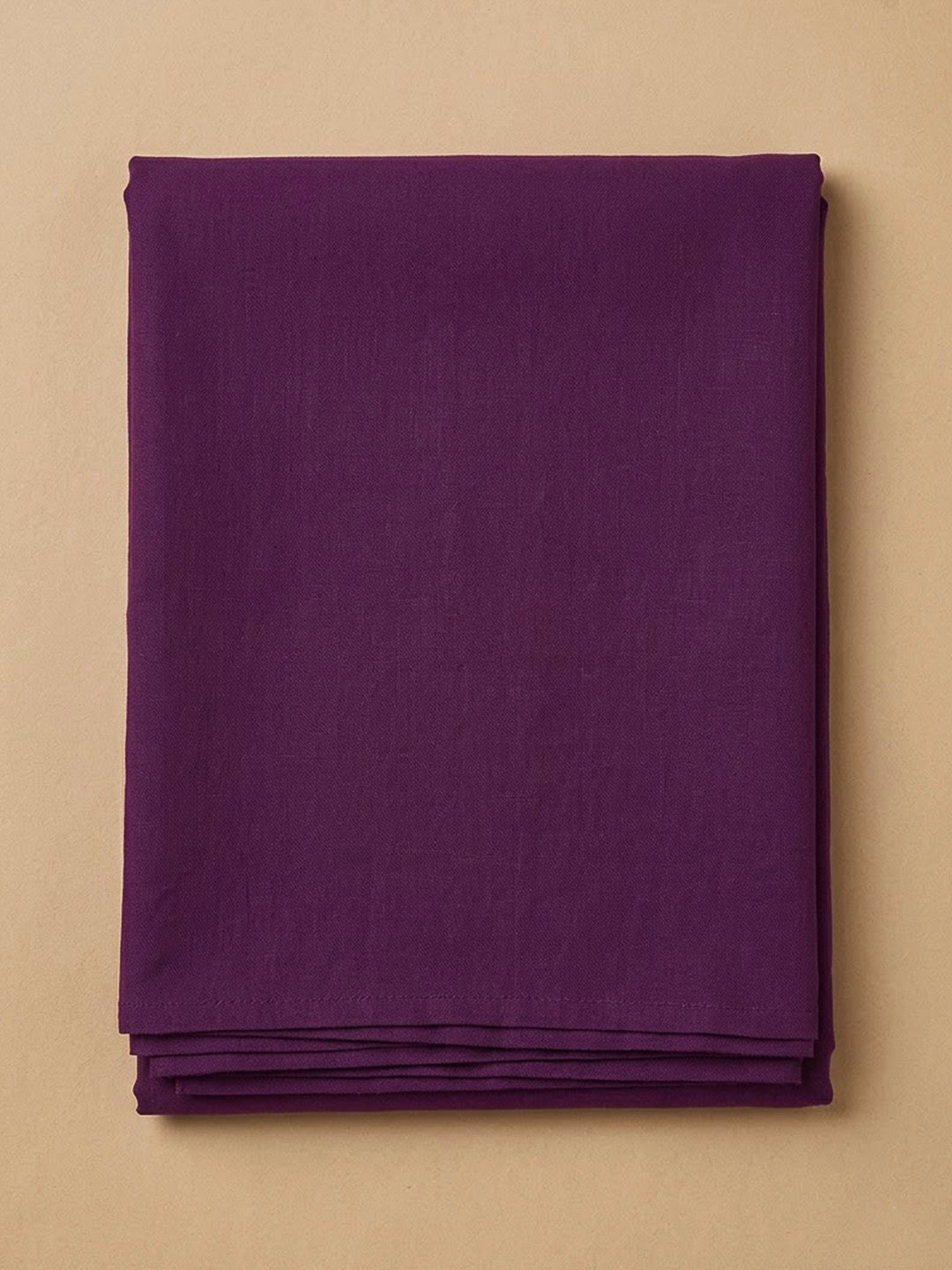 Purple Chanderi Printed Unstitched Dress Material