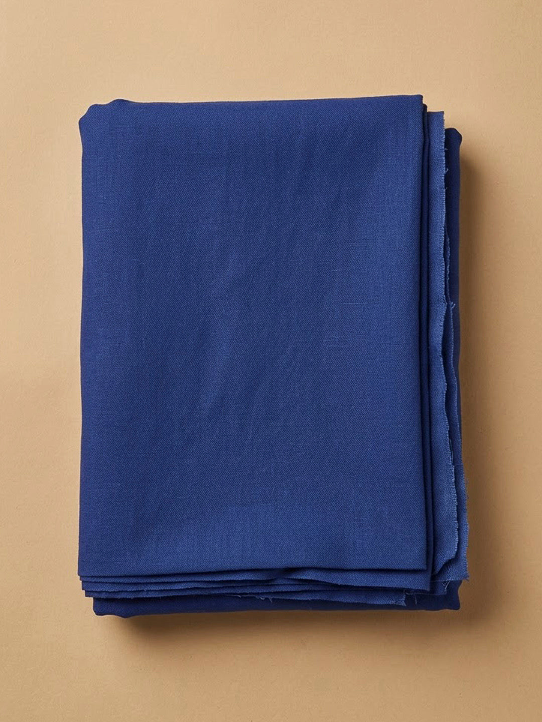 Blue Chanderi Printed Unstitched Dress Material