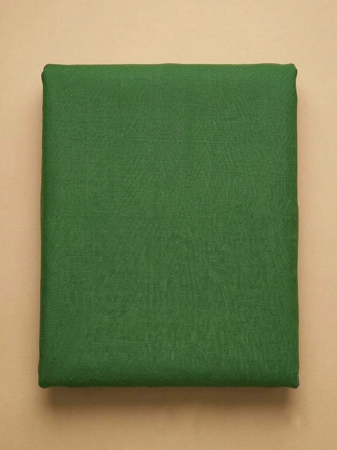 Bottle Green Cotton Blend Embroidered Unstitched Dress Material