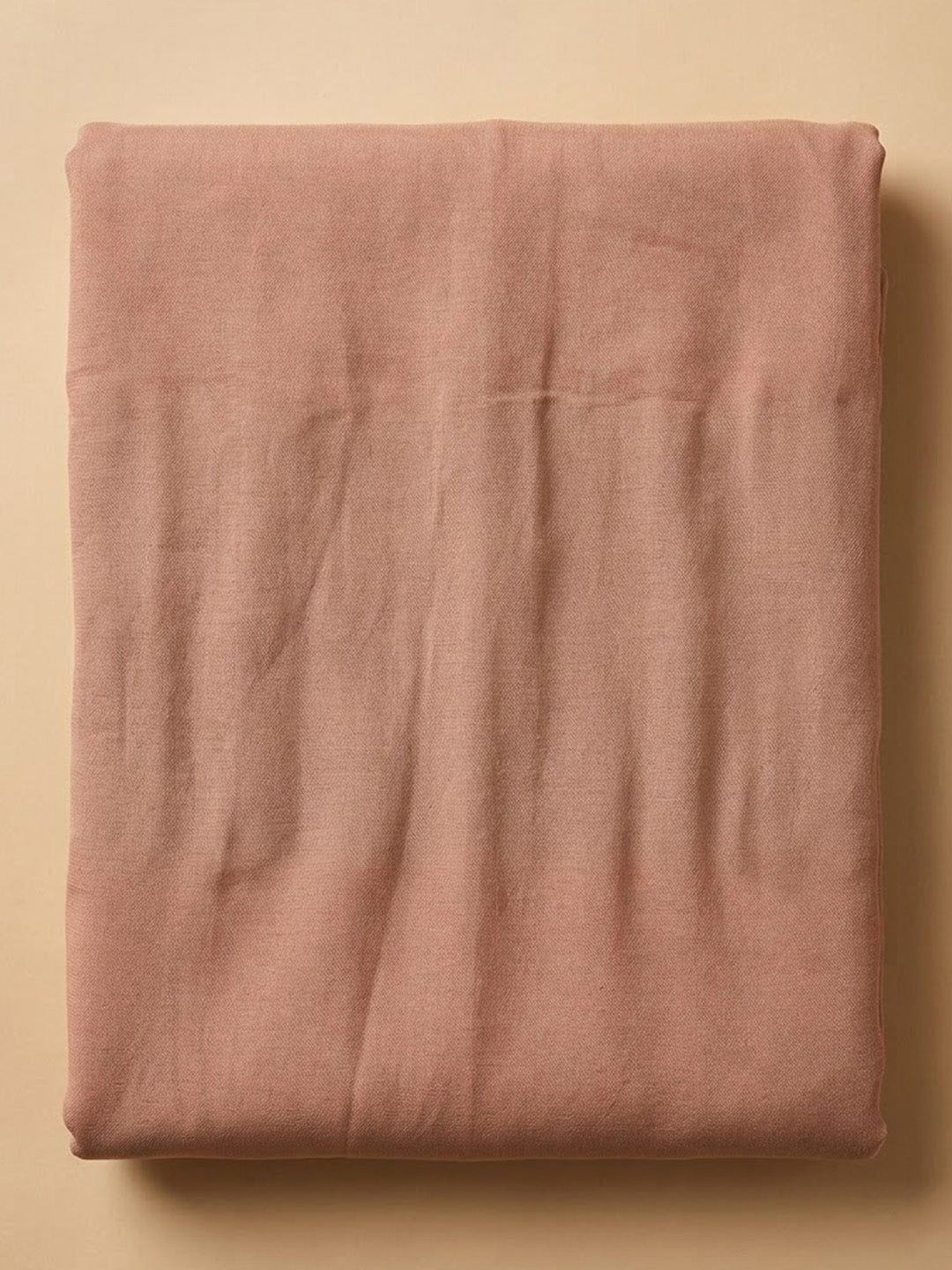 Peach Cotton Blend Embroidered Unstitched Dress Material