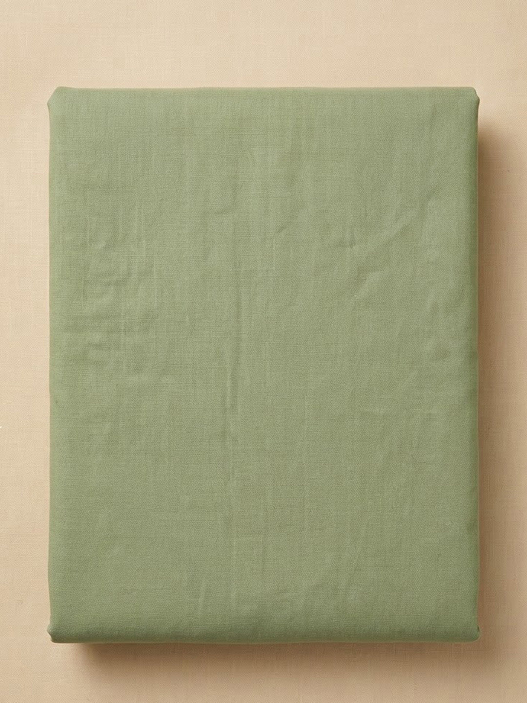 Pista-Green Cotton Blend Embroidered Unstitched Dress Material