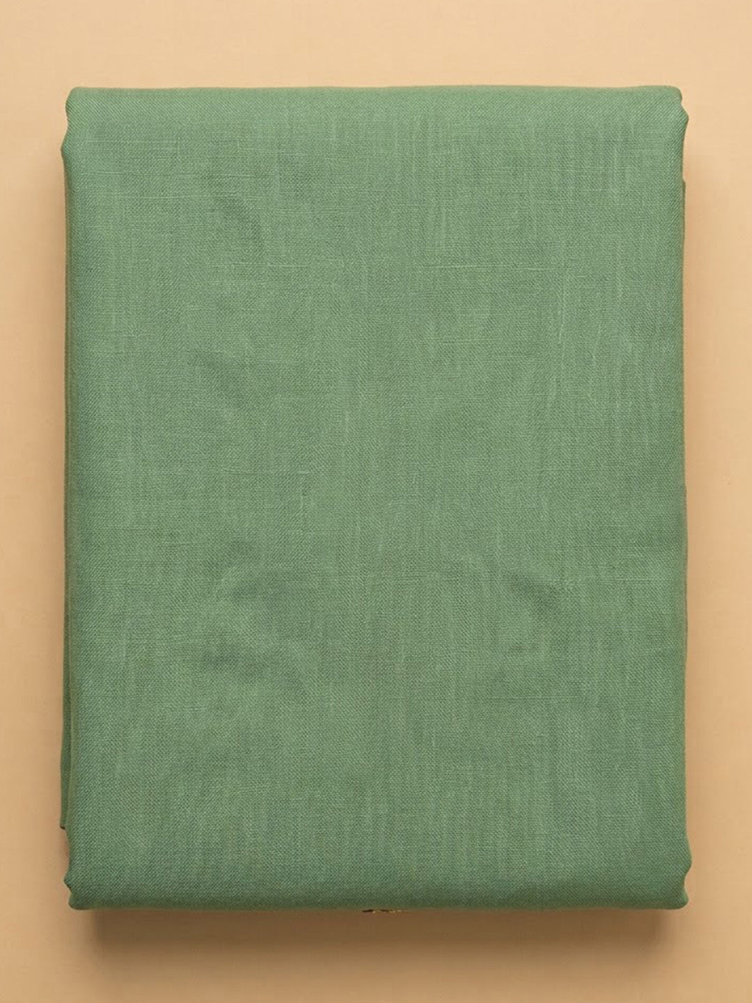 Aqua-Green Chanderi Embroidered Unstitched Dress Material