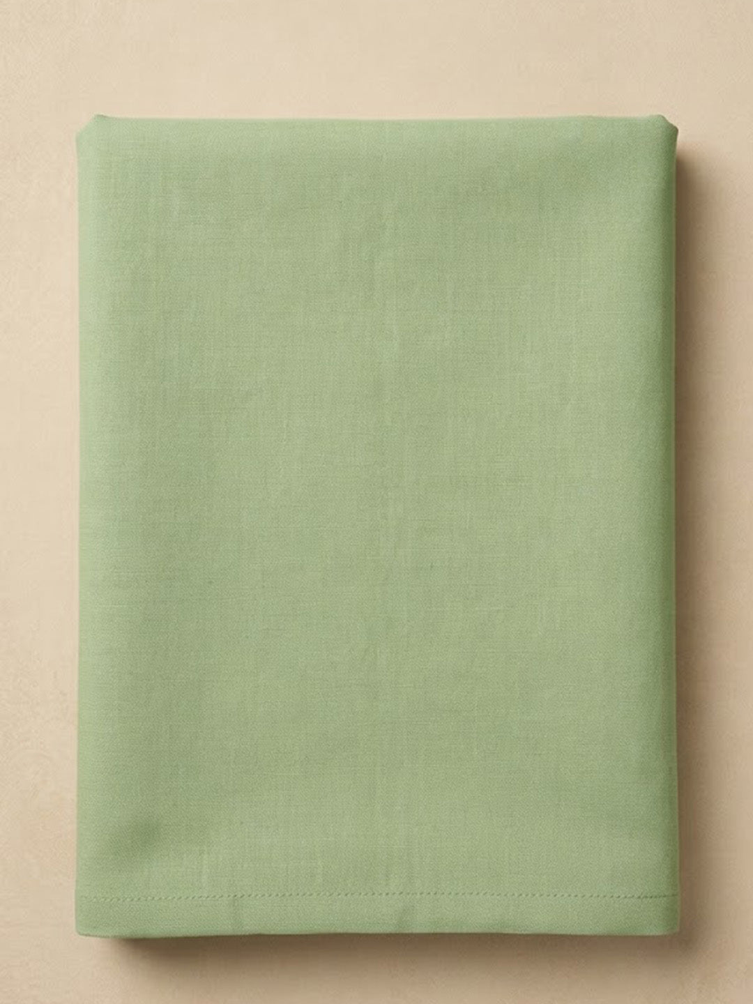 Pista-Green Chanderi Printed Unstitched Dress Material