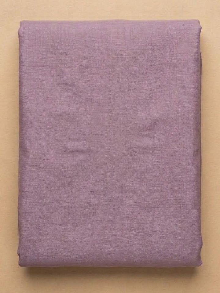 Purple Chanderi Printed Unstitched Dress Material