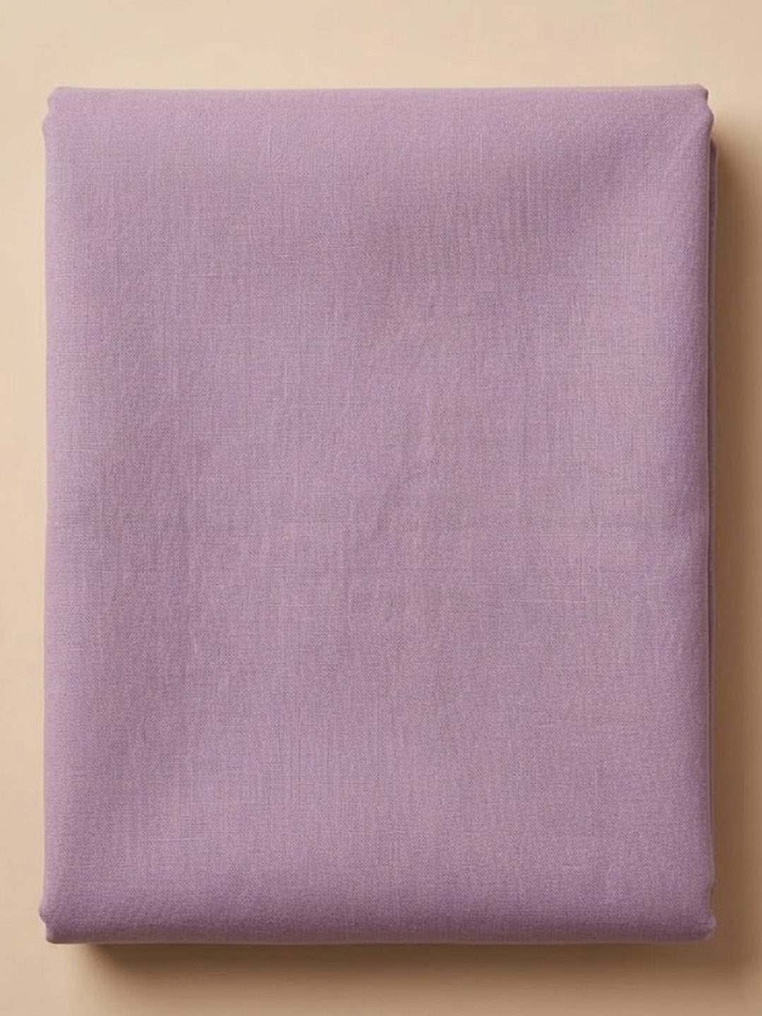 Purple Cotton Blend Printed Unstitched Dress Material