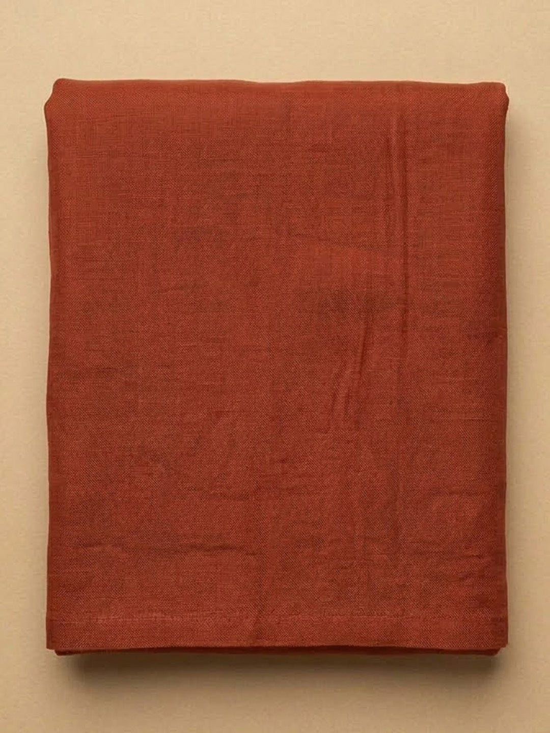 Rust Cotton Blend Embroidered Unstitched Dress Material