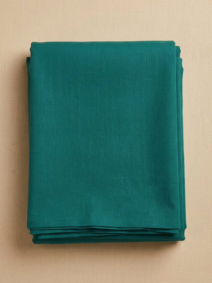 Rama Green Chanderi Printed Unstitched Dress Material