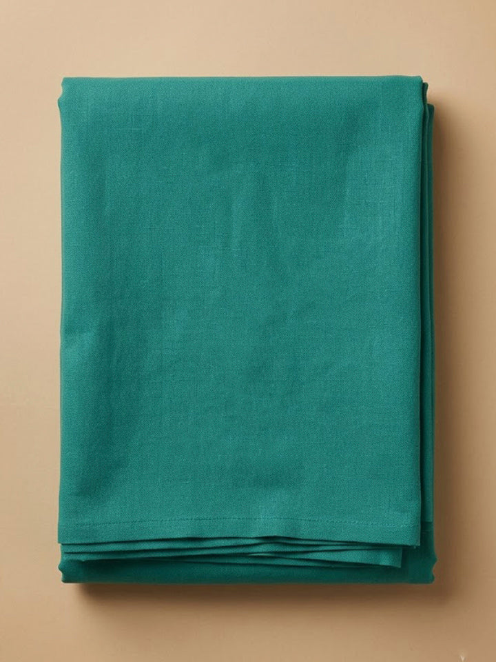 Rama Green Chanderi Printed Unstitched Dress Material