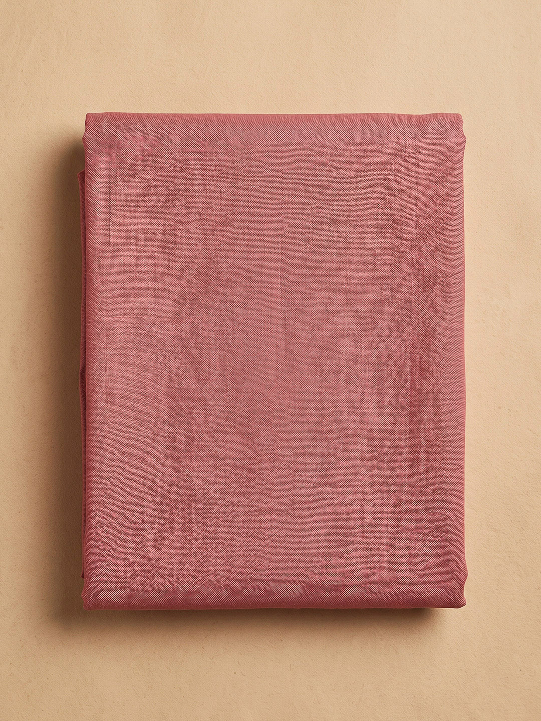 Onion Pink Chanderi Printed Unstitched Dress Material