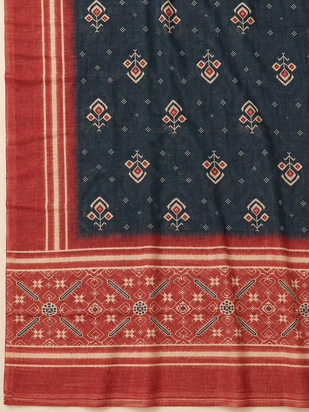 Onion Pink Chanderi Embroidered Unstitched Dress Material