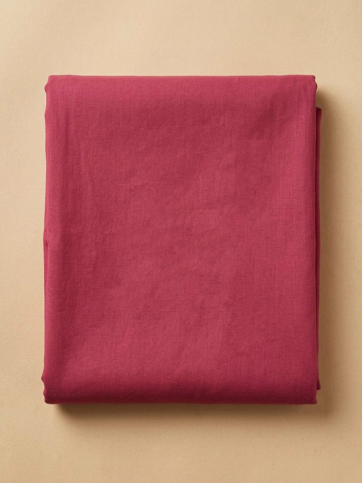 Onion Pink Chanderi Printed Unstitched Dress Material