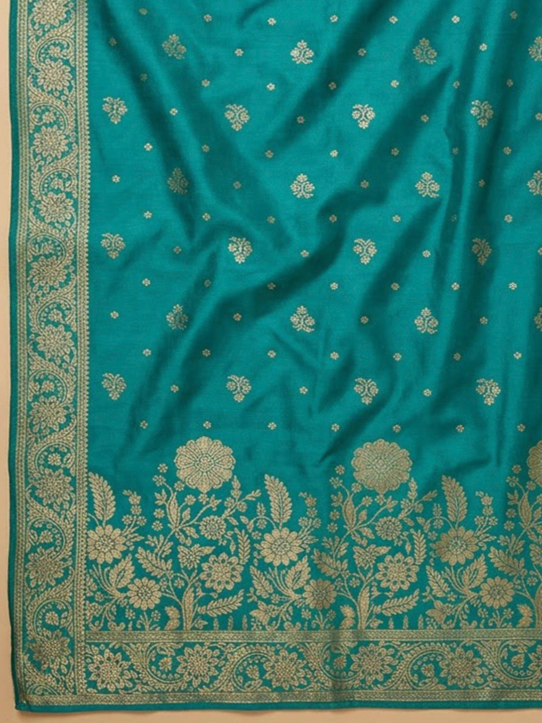 Firozee Cotton Blend Embroidered Unstitched Dress Material