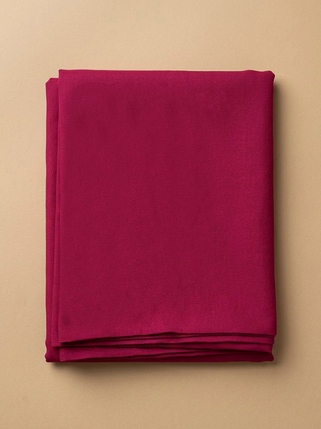 Hot Pink Cotton Blend Embroidered Unstitched Dress Material