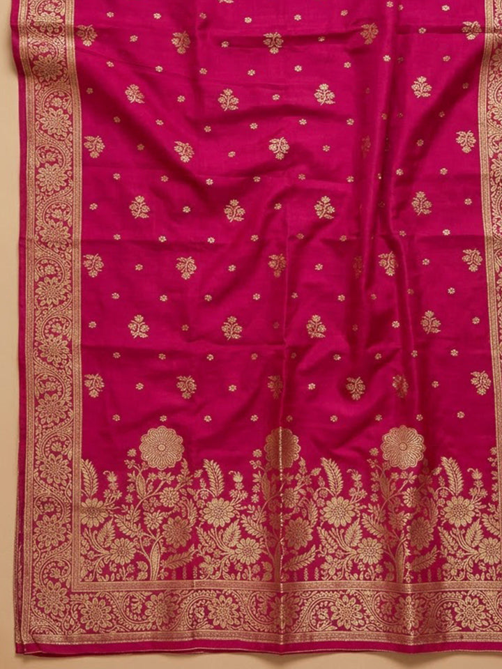 Rani Cotton Blend Embroidered Unstitched Dress Material
