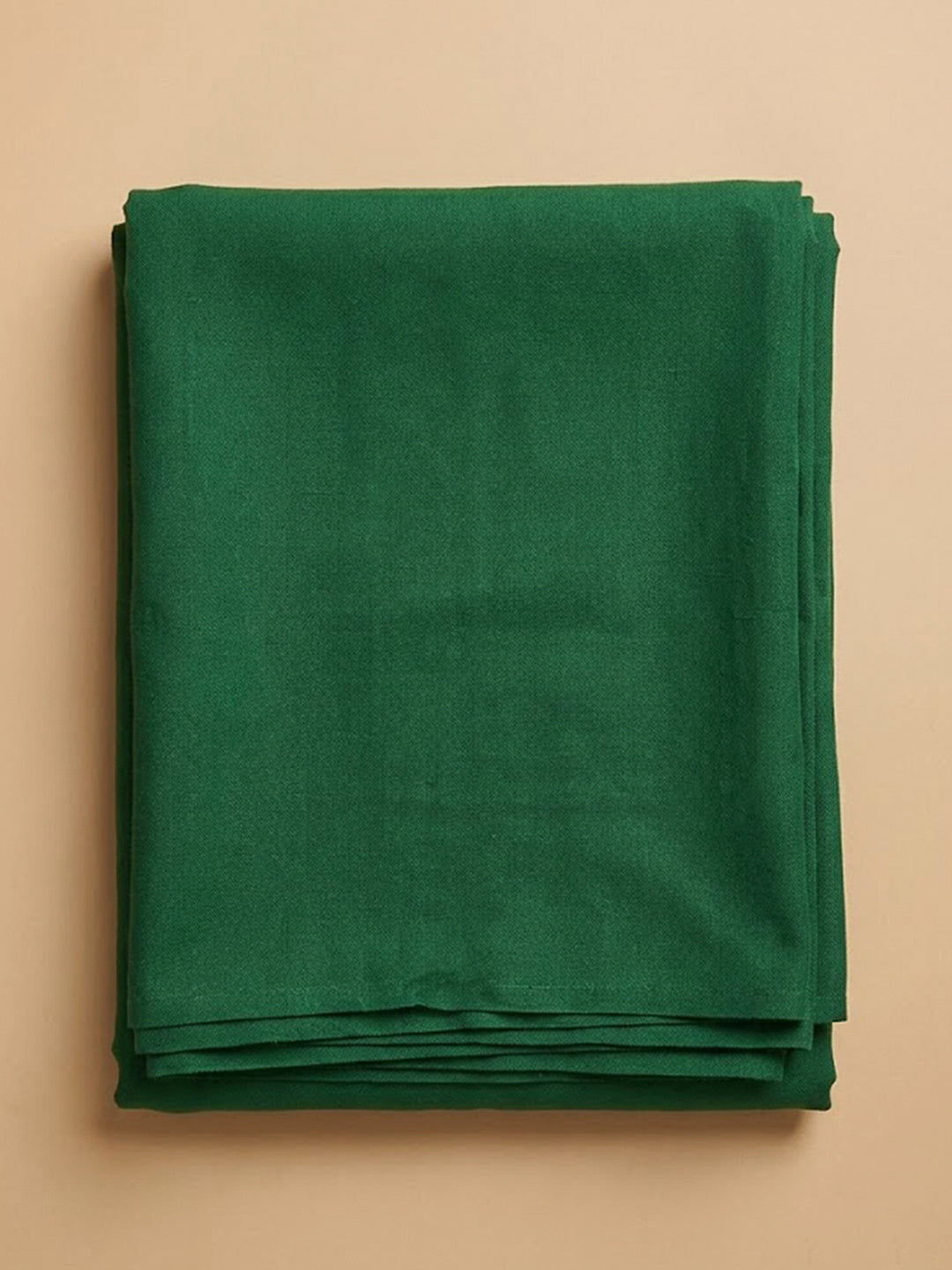 Rust Linen Blend Printed Unstitched Dress Material