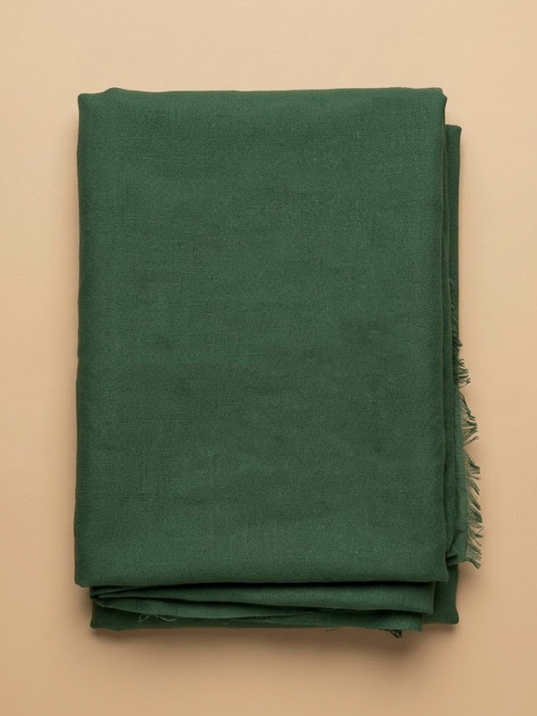 Sea Green Linen Blend Printed Unstitched Dress Material