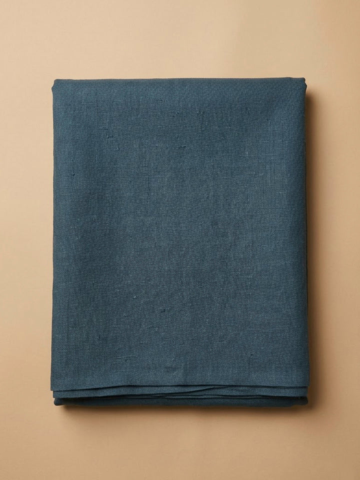 Grey Linen Blend Printed Unstitched Dress Material