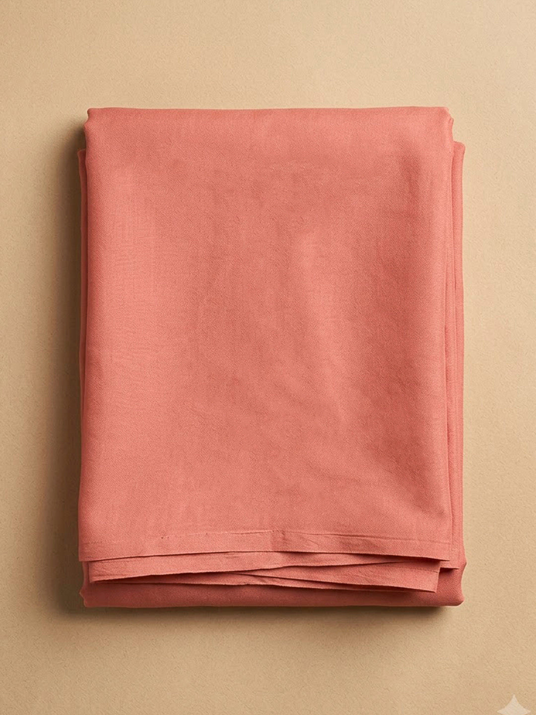Peach Chanderi Embroidered Unstitched Dress Material