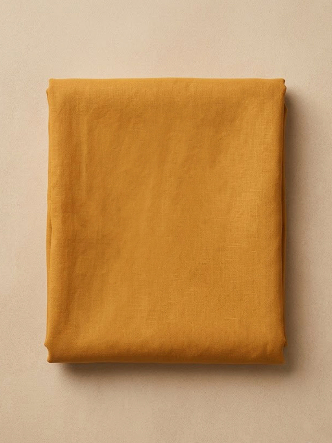 Mustard Organza Embroidered Unstitched Dress Material