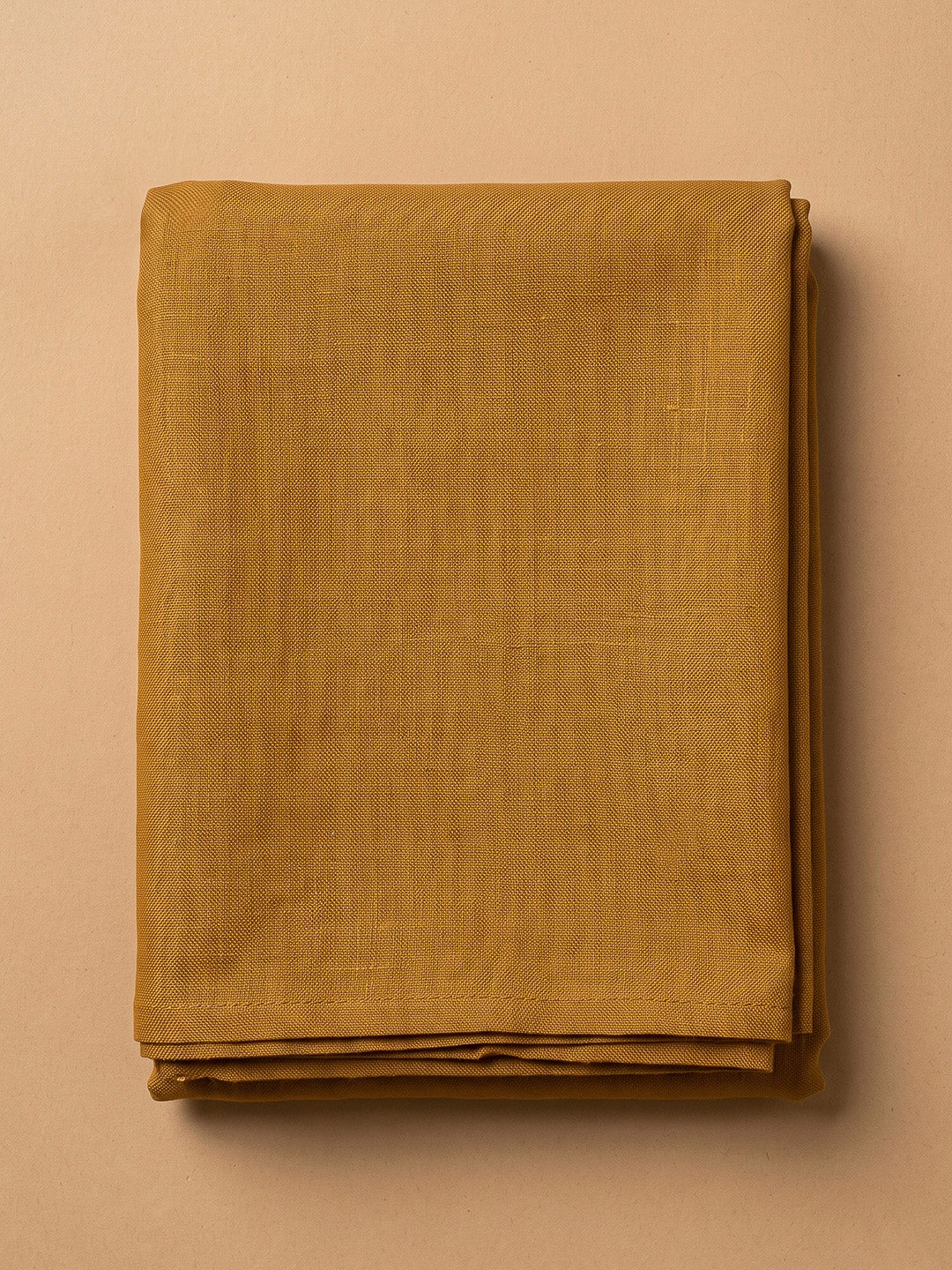 Mustard Chanderi Printed Unstitched Dress Material