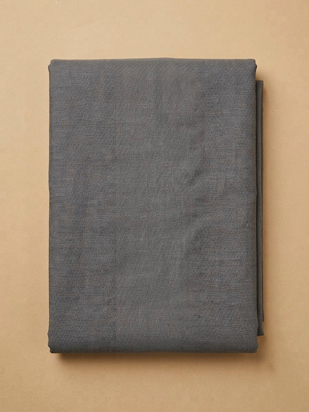 Grey Tussar Printed Unstitched Dress Material