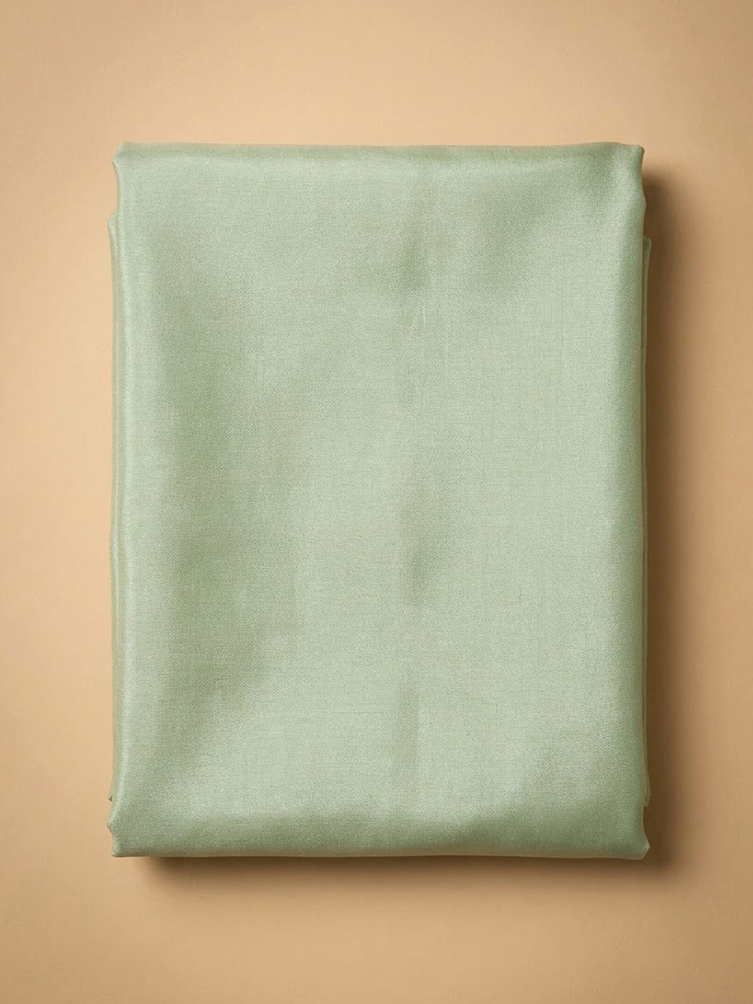 Pista Green Chanderi Embroidered Unstitched Dress Material