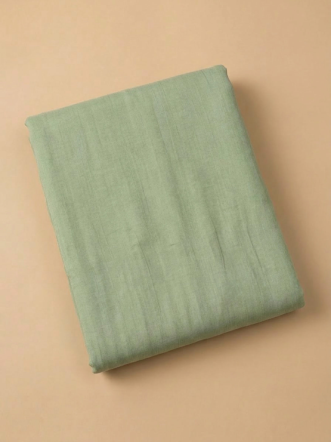 Pista Green Chanderi Embroidered Unstitched Dress Material