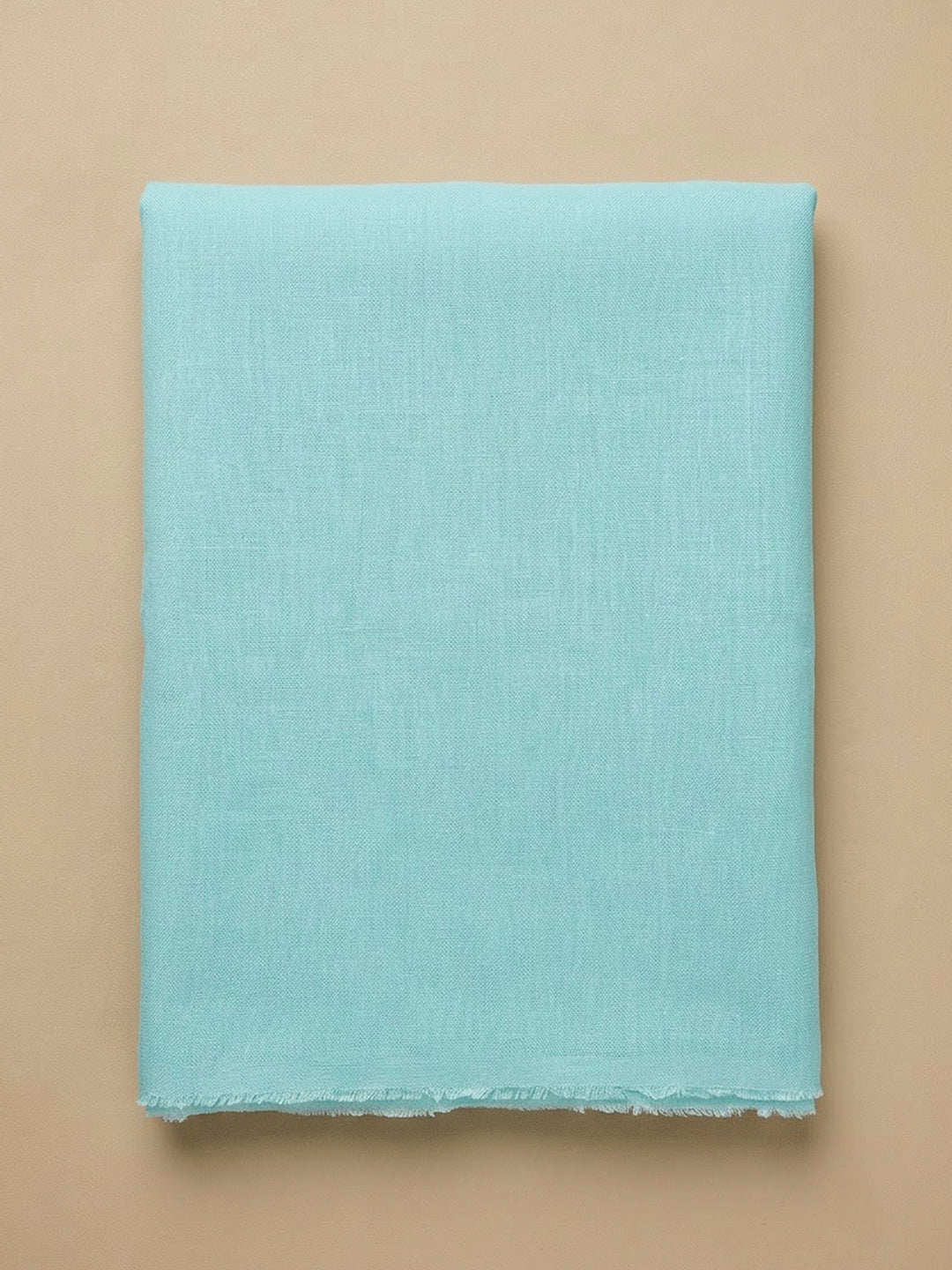 Sky Blue Chanderi Embroidered Unstitched Dress Material
