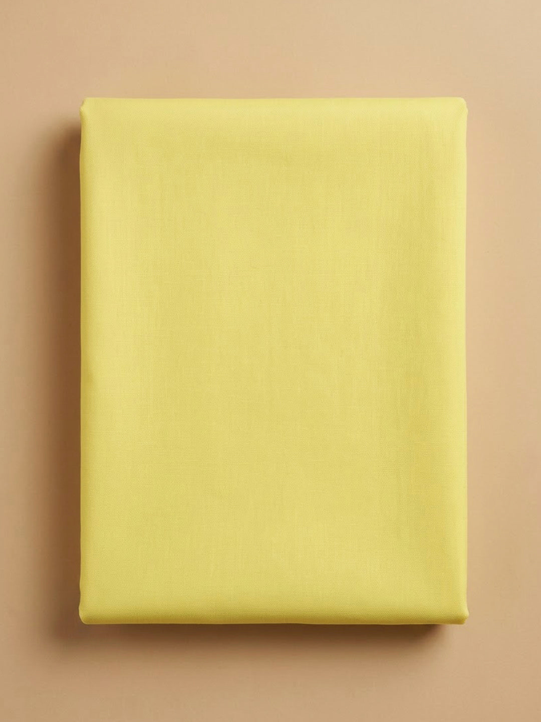 Yellow Chanderi Embroidered Unstitched Dress Material