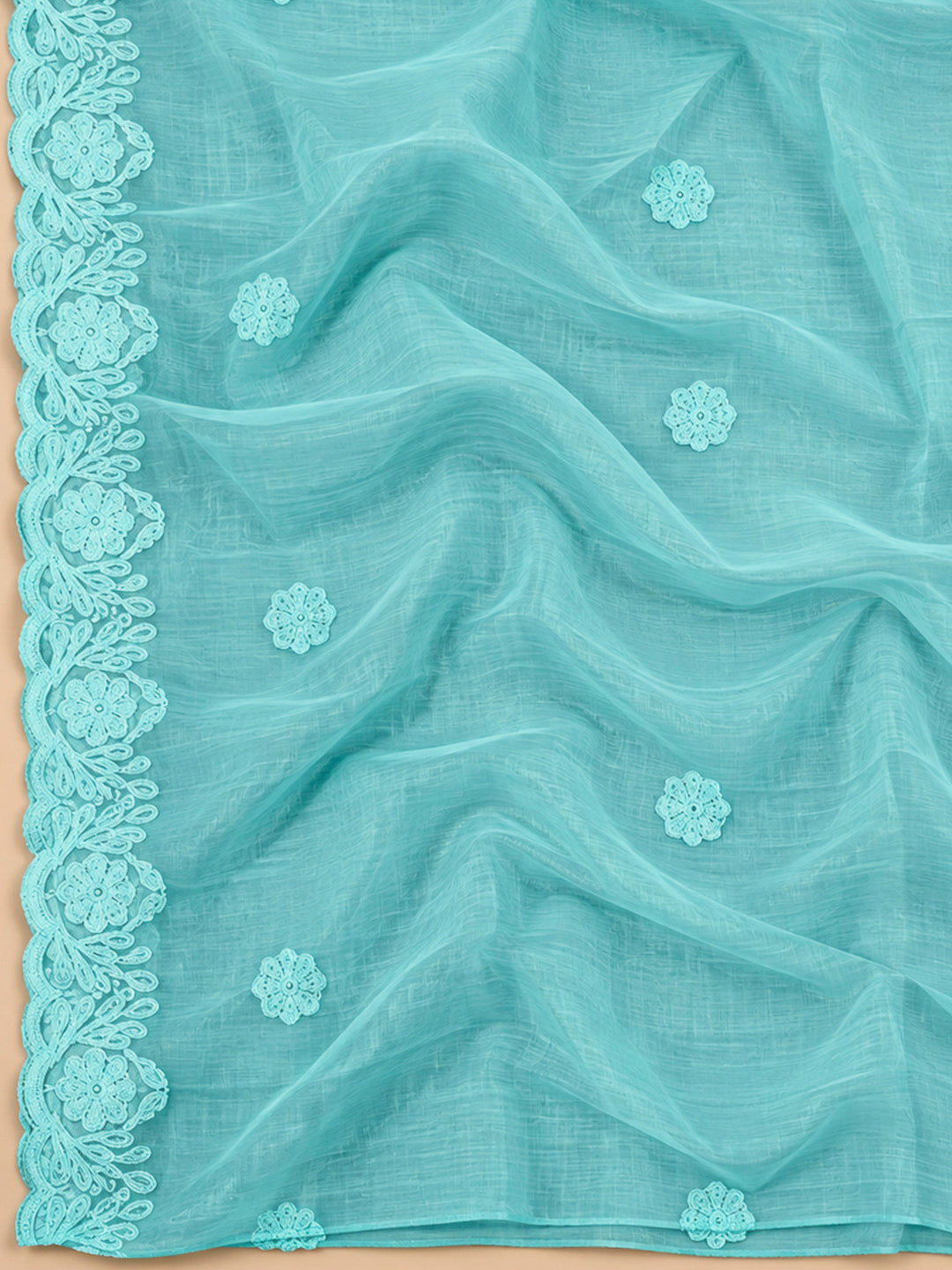 Firozee Chanderi Woven Design Unstitched Dress Material